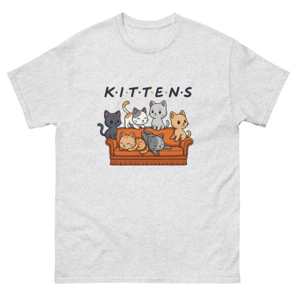 Kittens Couch Classic Tee – Friends-Inspired Streetwear - Image 6