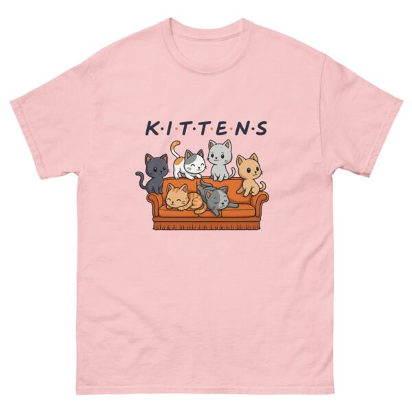 Kittens Couch Classic Tee – Friends-Inspired Streetwear - Image 4