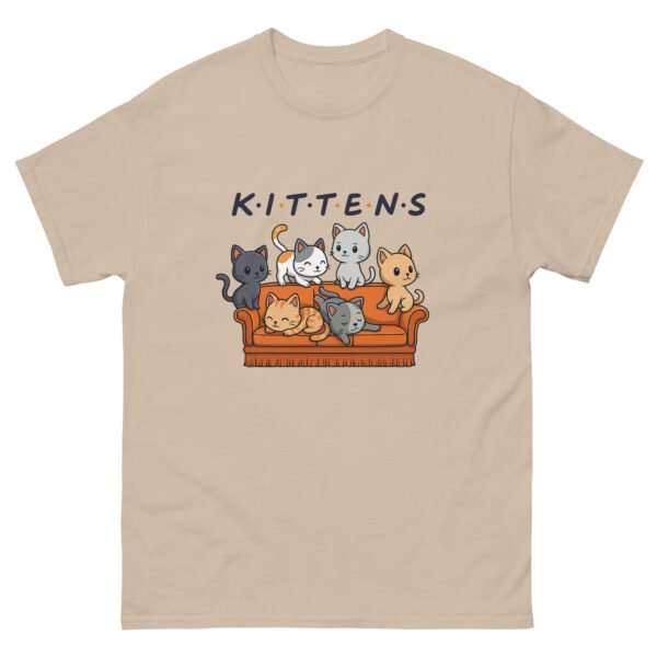 Kittens Couch Classic Tee – Friends-Inspired Streetwear - Image 3