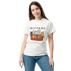 Kittens Couch Classic Tee – Friends-Inspired Streetwear