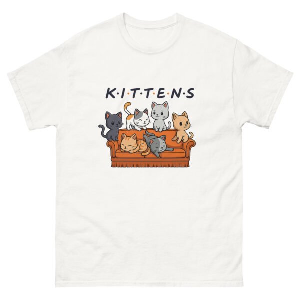 Kittens Couch Classic Tee – Friends-Inspired Streetwear - Image 7