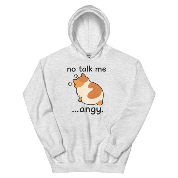 No Talk Me... Angy Hoodie – Cozy Mood - Image 6
