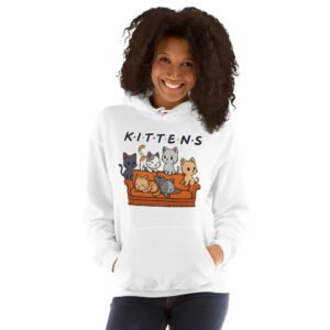 Kittens Couch Hoodie – Friends-Inspired Cozy Wear