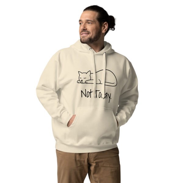 Unisex Hoodie – "Not Today" Cat Edition - Image 8
