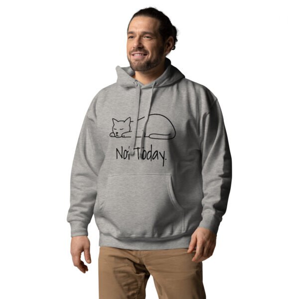 Unisex Hoodie – "Not Today" Cat Edition - Image 5