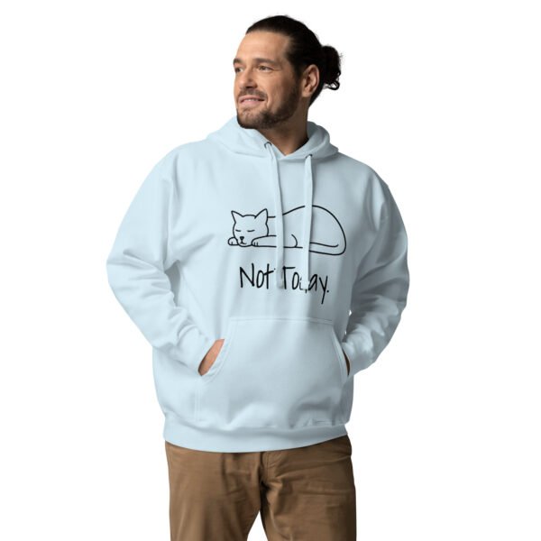 Unisex Hoodie – "Not Today" Cat Edition - Image 6