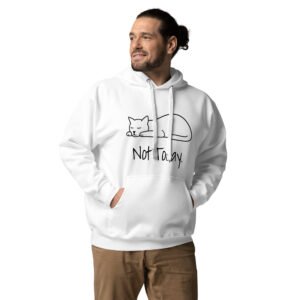 Unisex Hoodie – "Not Today" Cat Edition