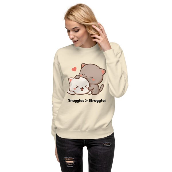 Snuggles > Struggles Cat Sweatshirt