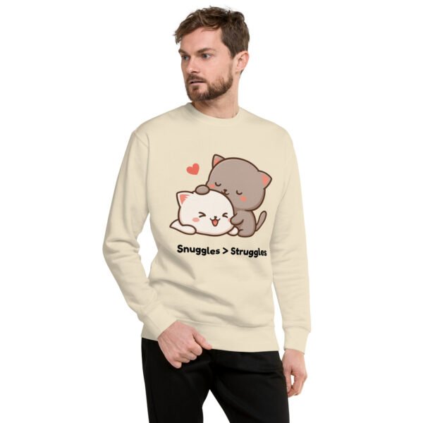 Snuggles > Struggles Cat Sweatshirt - Image 2