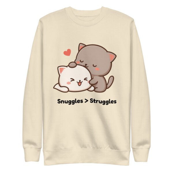 Snuggles > Struggles Cat Sweatshirt - Image 5