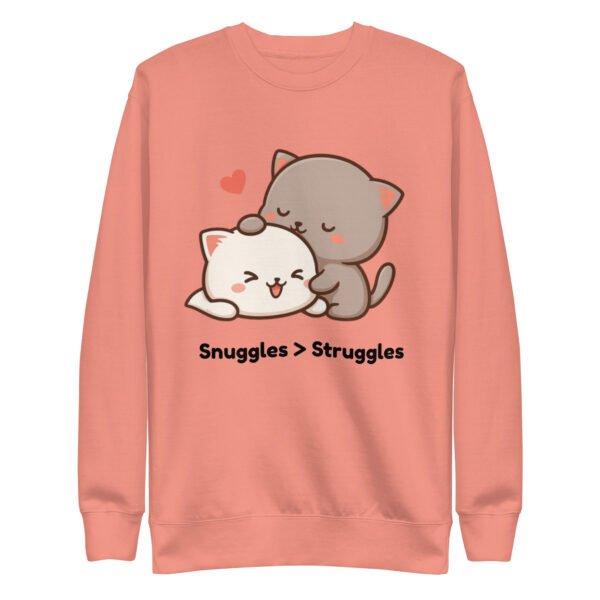 Snuggles > Struggles Cat Sweatshirt - Image 4