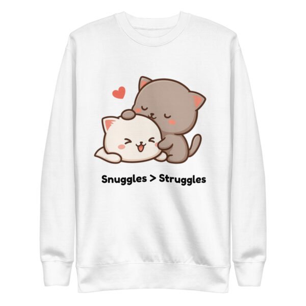 Snuggles > Struggles Cat Sweatshirt - Image 6
