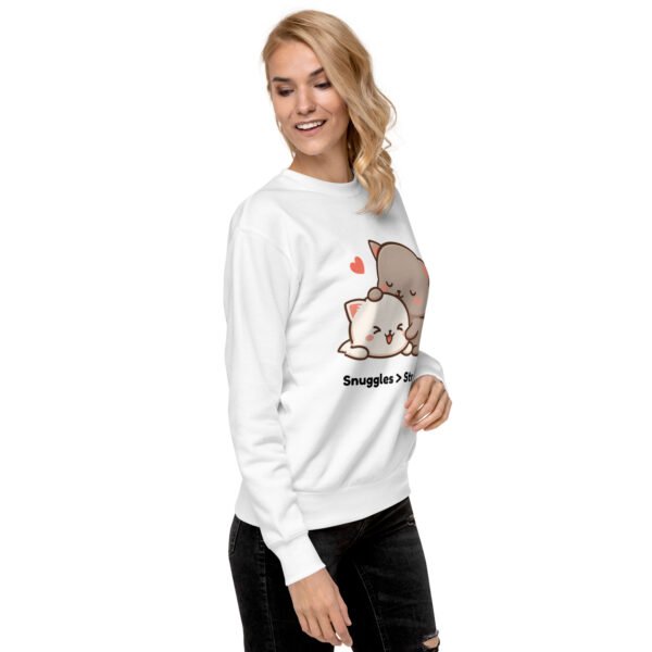Snuggles > Struggles Cat Sweatshirt - Image 3