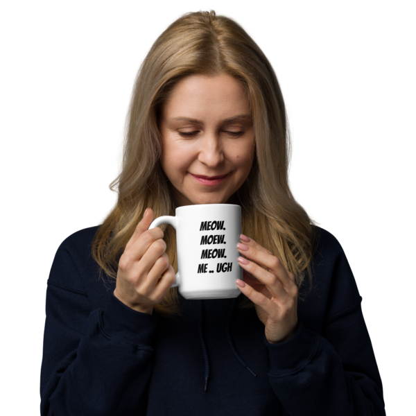 White Glossy Mug – “I Do What I Want” Edition - Image 4