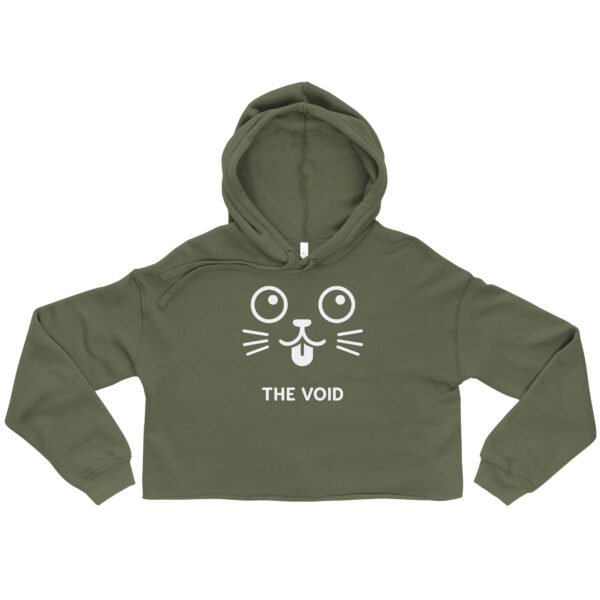"The  Void" - Crop Hoodie - Image 4