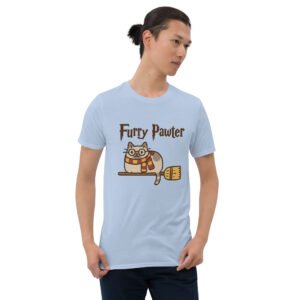 Furry Pawter T-Shirt – Magical Cat Vibes in a Tee