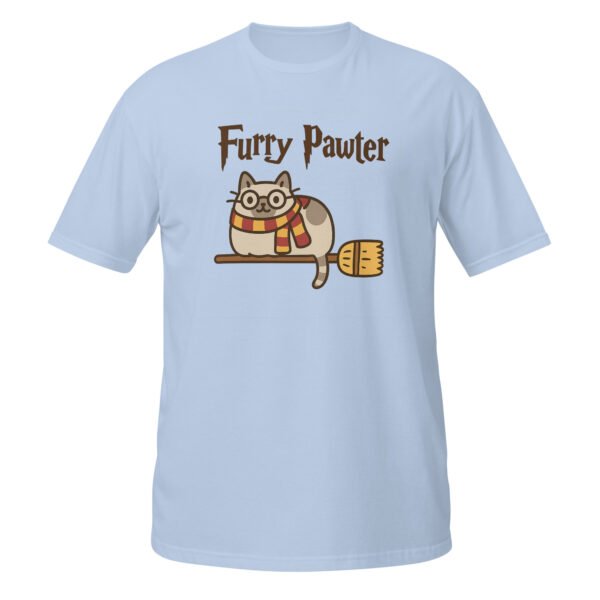 Furry Pawter T-Shirt – Magical Cat Vibes in a Tee - Image 2