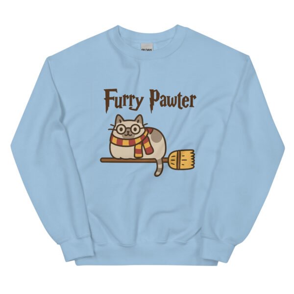 Furry Pawter Sweatshirt – Magical Cat Cozywear - Image 2