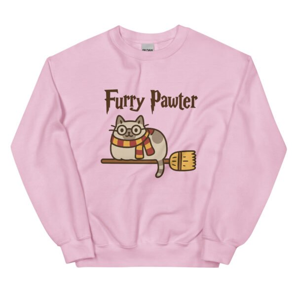 Furry Pawter Sweatshirt – Magical Cat Cozywear - Image 3